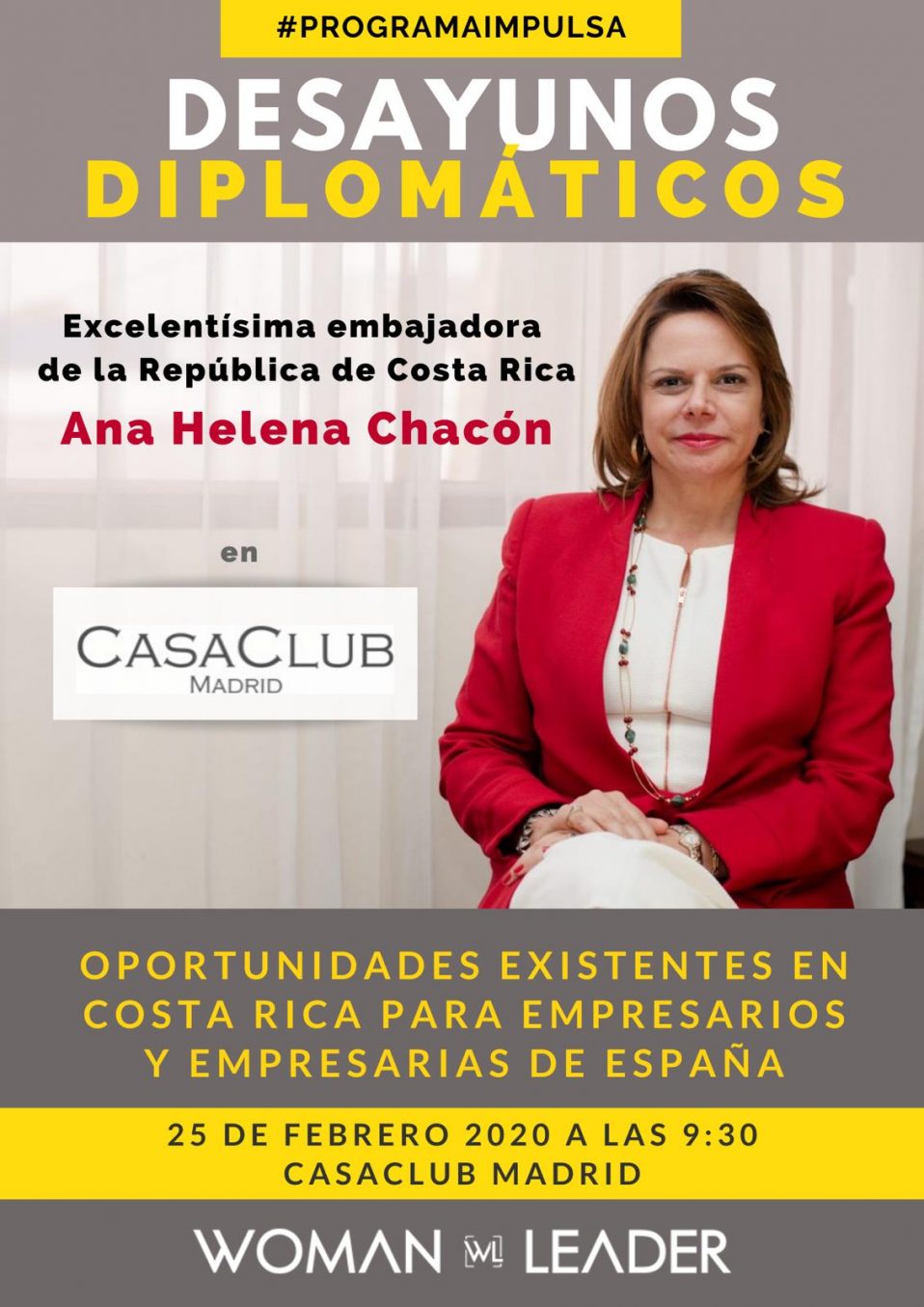 Desayunos Diplomáticos: encuentro con la Embajadora de Costa Rica