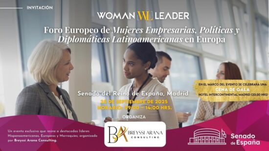 oro Europeo de Mujeres Empresarias, Políticas y Diplomáticas Hispanoamericanas en Europa
